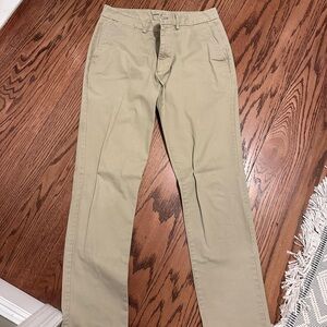 Old Navy Men's Khaki Straight Chino Pants - Light Tan